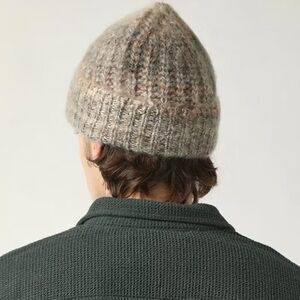 Corridor Space Dye Mohair Beanie | natural